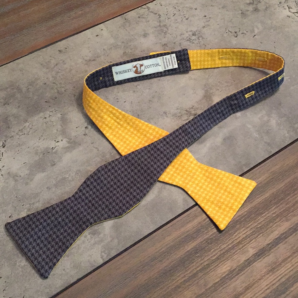 Whiskey Cotton bow tie
